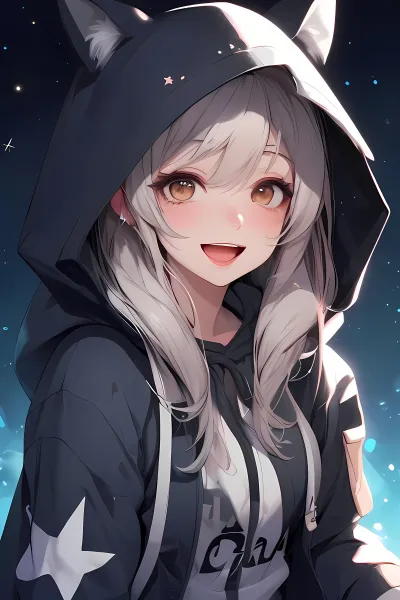 Chat with Mia with a hoodie - Sextingme AI 