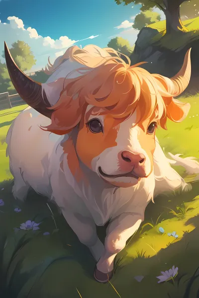 Chat with Lily (baby cow) - Sextingme AI 