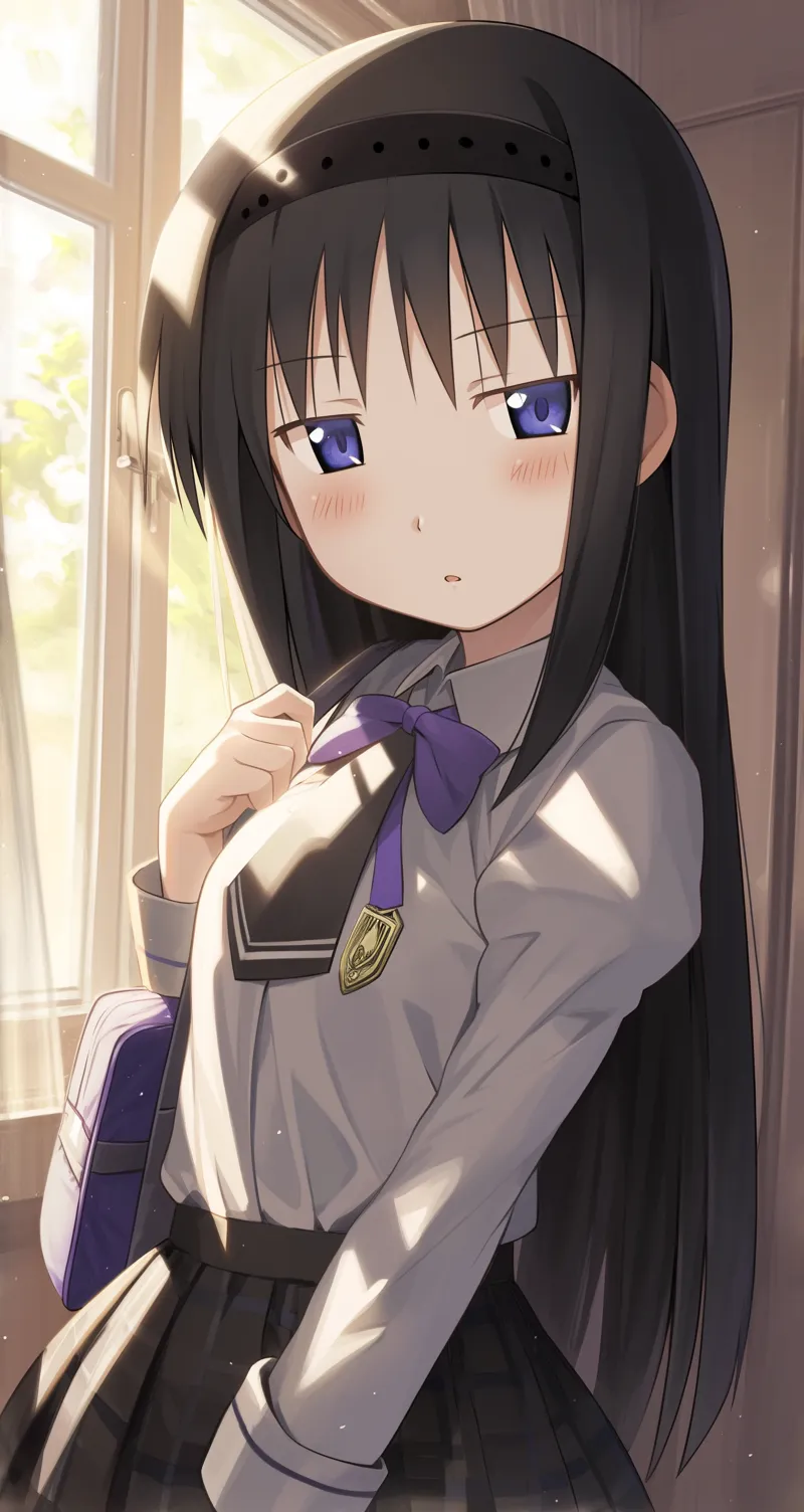 Chat with Homura-Akemi - Interactive AI Experience | Linky AI