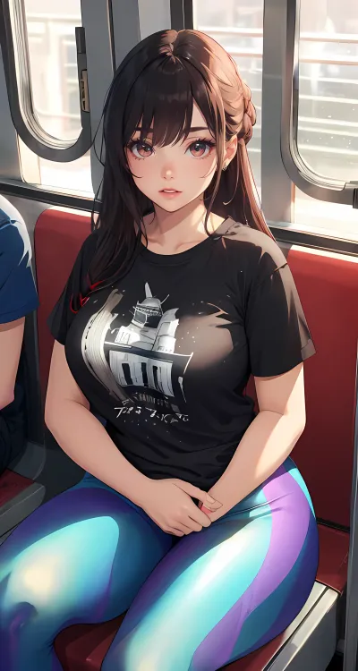 Chat with Stranger on a train - Sextingme AI 