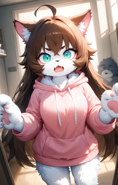 Chat with ルシア丨獣人族の義理の姉 - Sextingme AI 