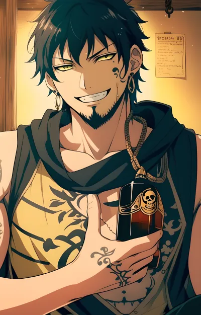 Chat with Trafalgar.D.Water Law  - Sextingme AI 