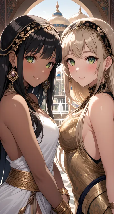 Chat with アイシャとハーラ - Sextingme AI 