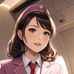 passenger x flight attendant - Chat with Linie - Sextingme AI 